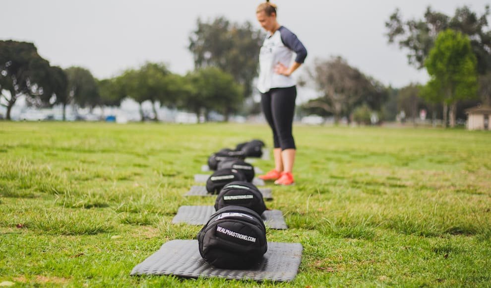 Female Boot Camp Fitness Coach